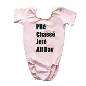Pink Leotard “Plié Chasse Jete”